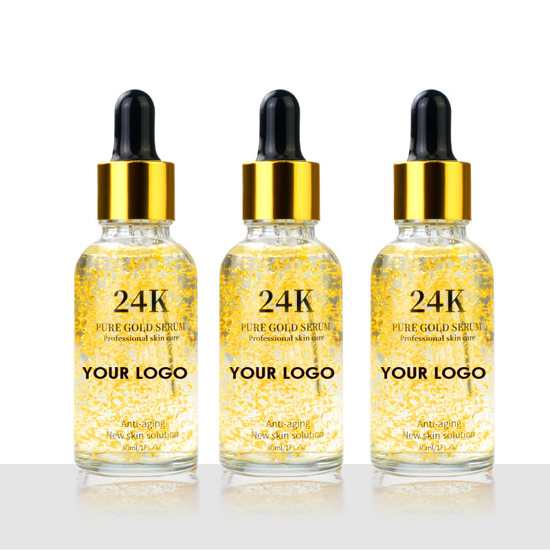 24k Glod Face Serum Deep Moisturize Brightening Whitening Anti Aging Facial Essence Anti-wrinkle Serum Skin Serum Nourish Firm
